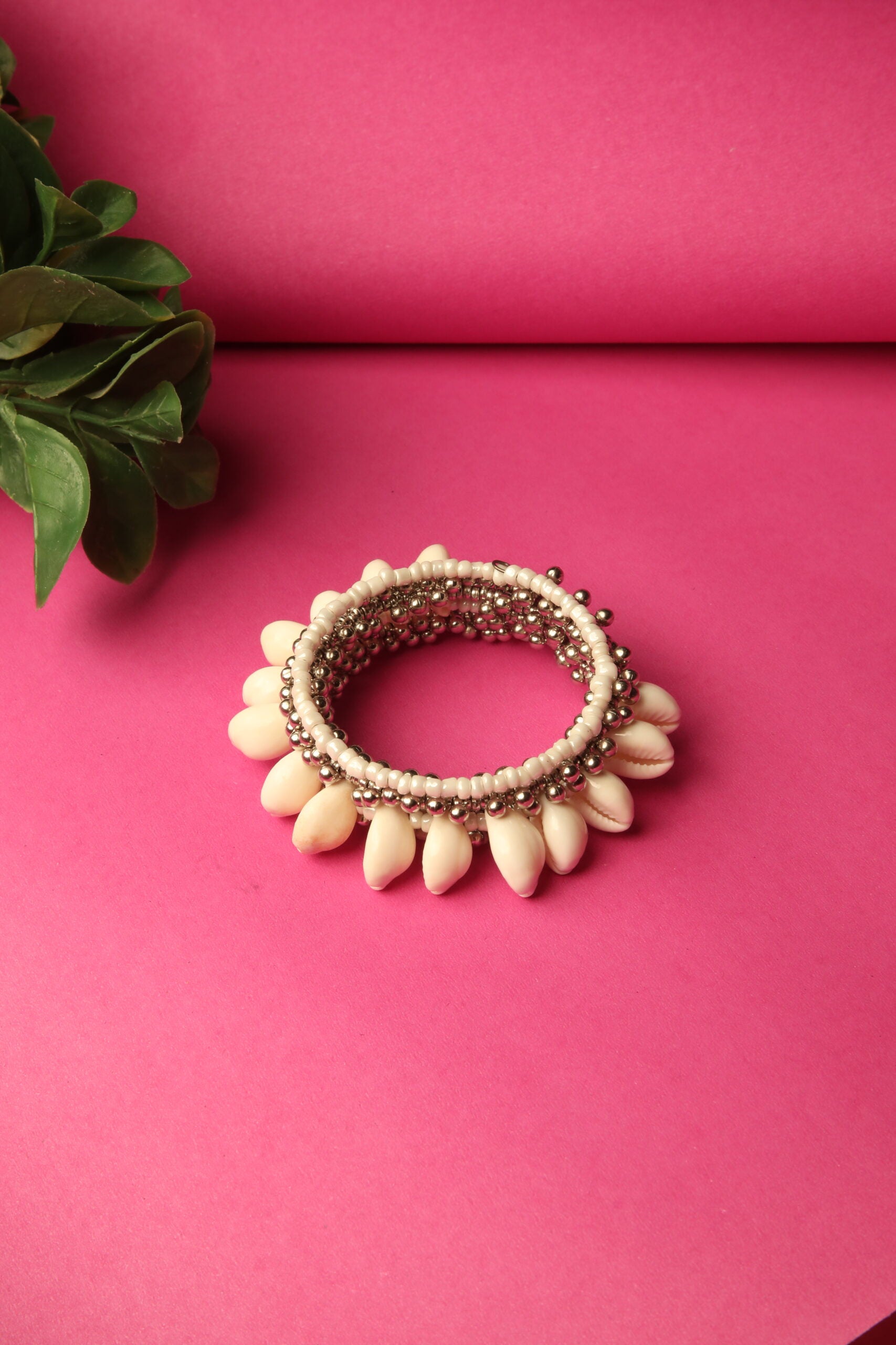 White Bead Bracelet