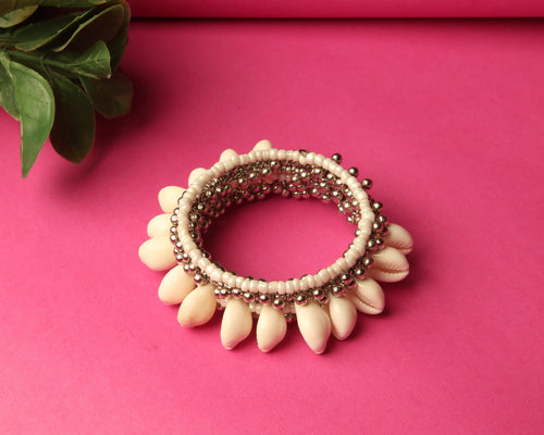 White Bead Bracelet