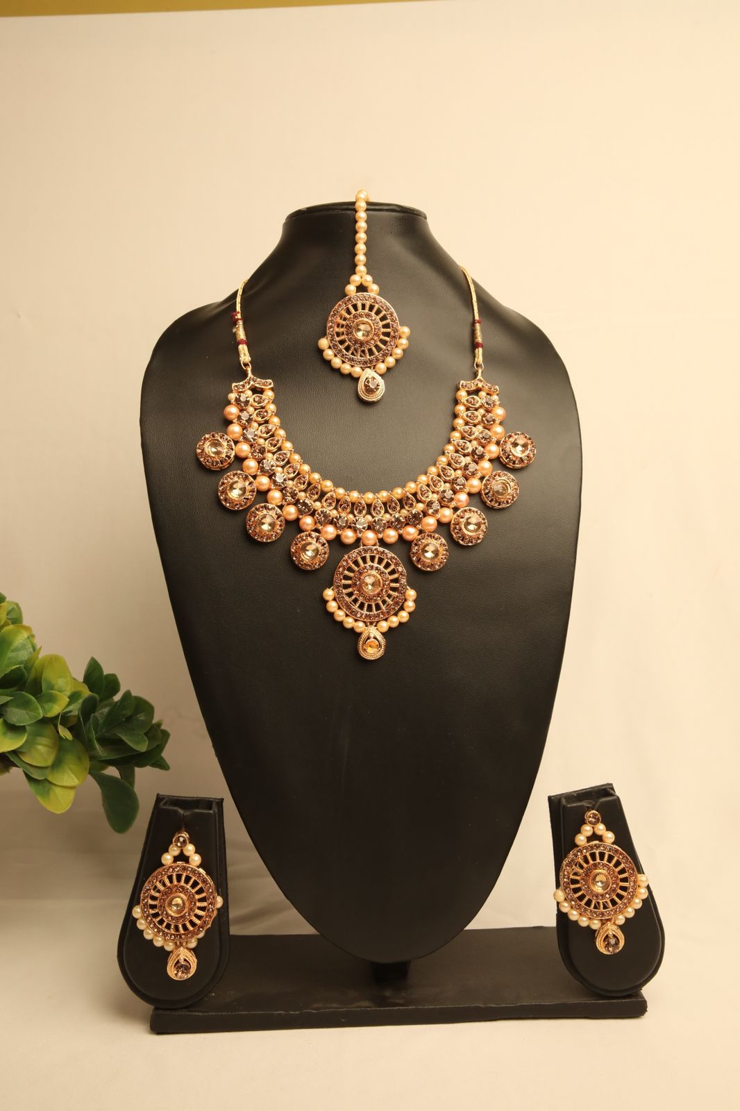 Golden Embrace Necklace set