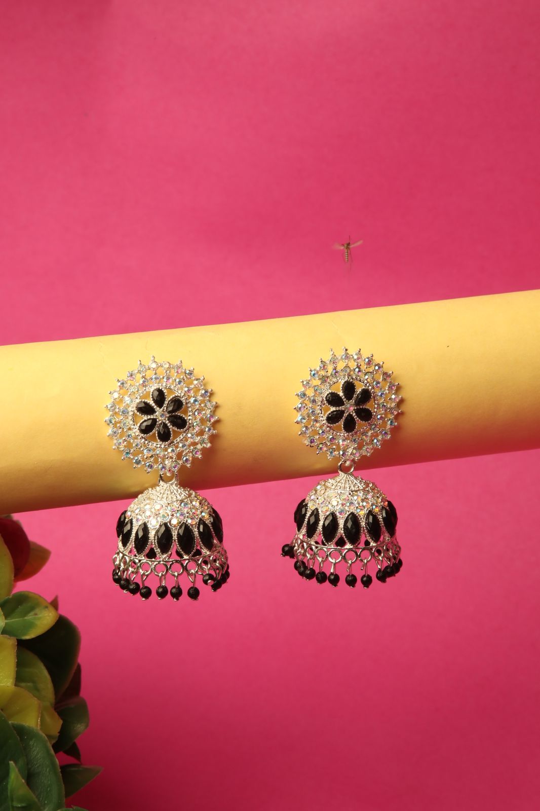 Noir Drop Jhumka