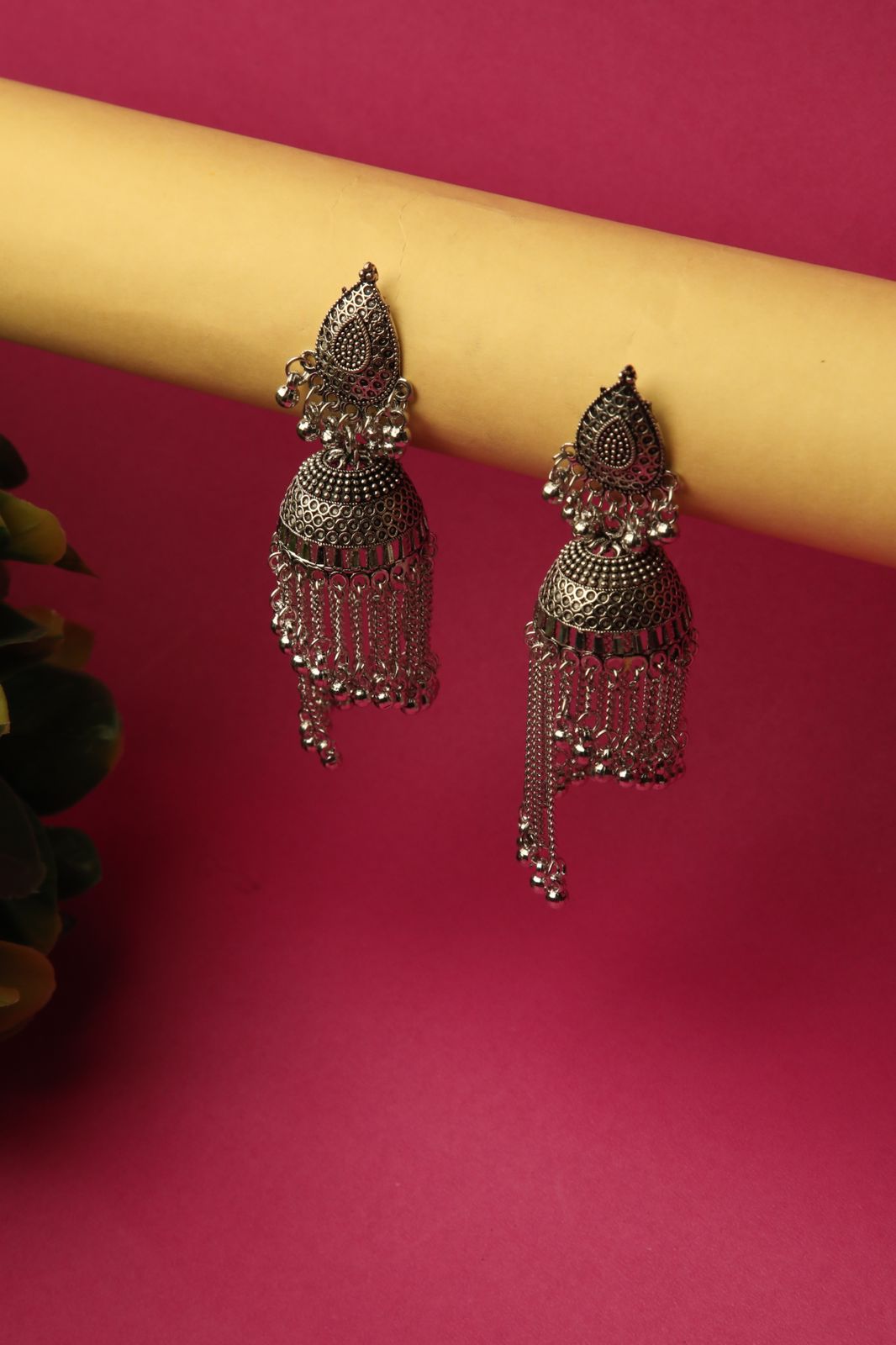 Radiant Night Jhumka