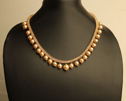 Golden Pearl Neck Piece