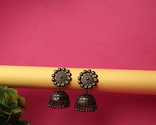 Oxidised Jhumka