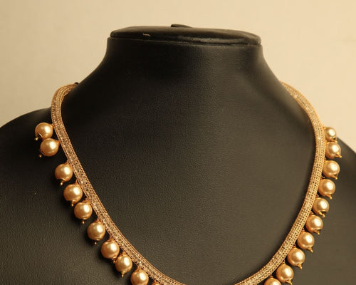 Golden Pearl Neck Piece