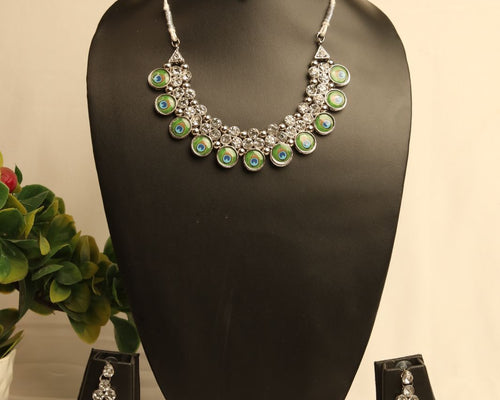 Royal Plume Necklace set