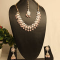 Beige Blossom Necklace set