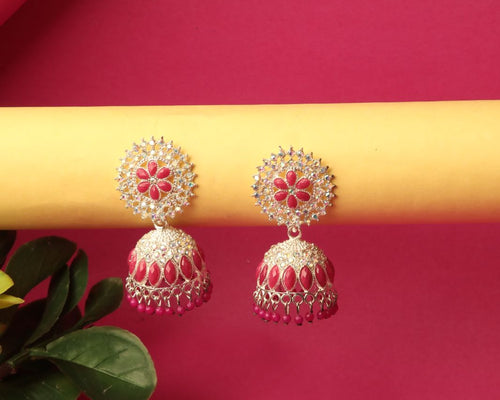 Pink Radiant Jhumka