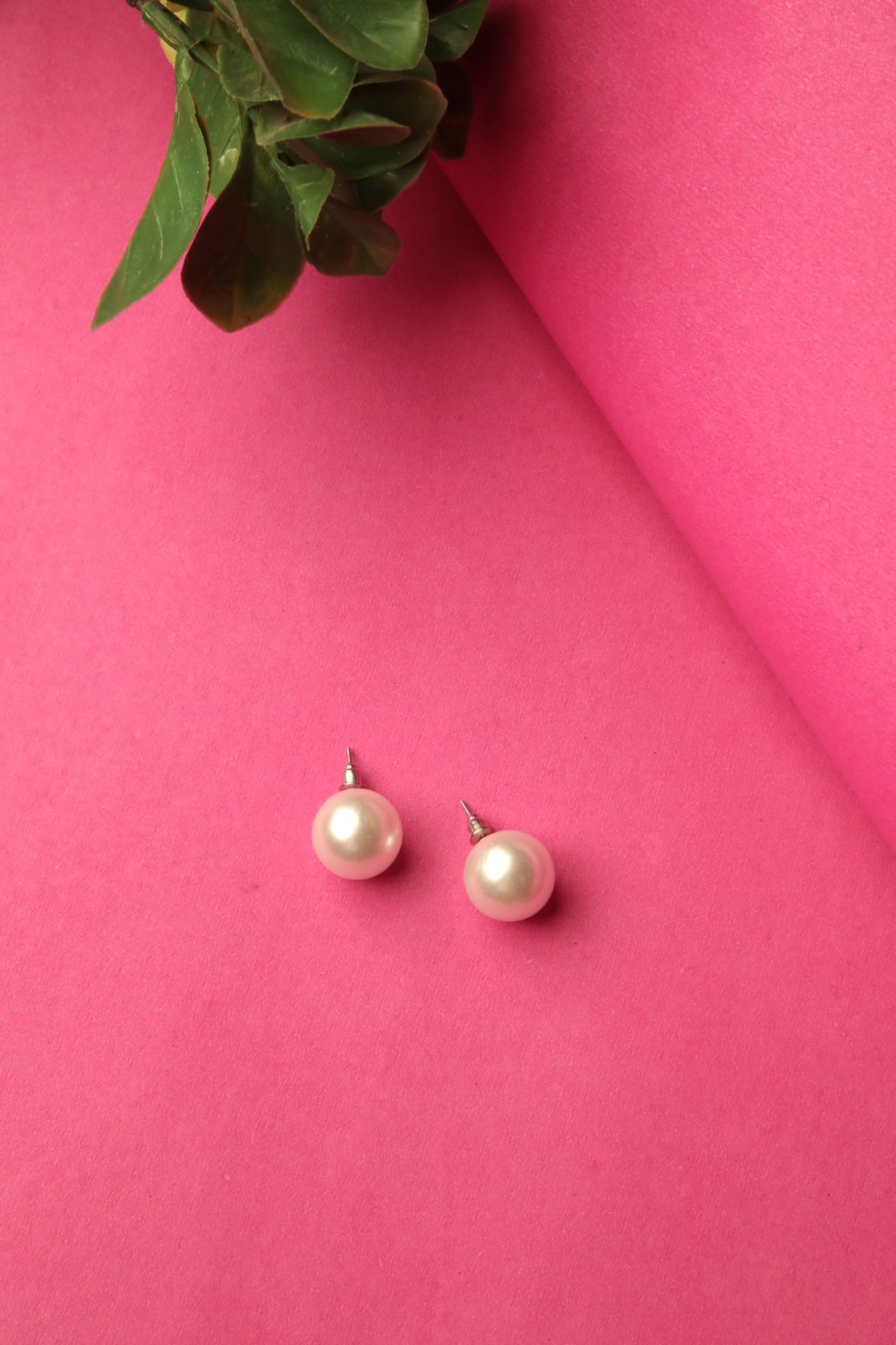 White Pearl Earrings