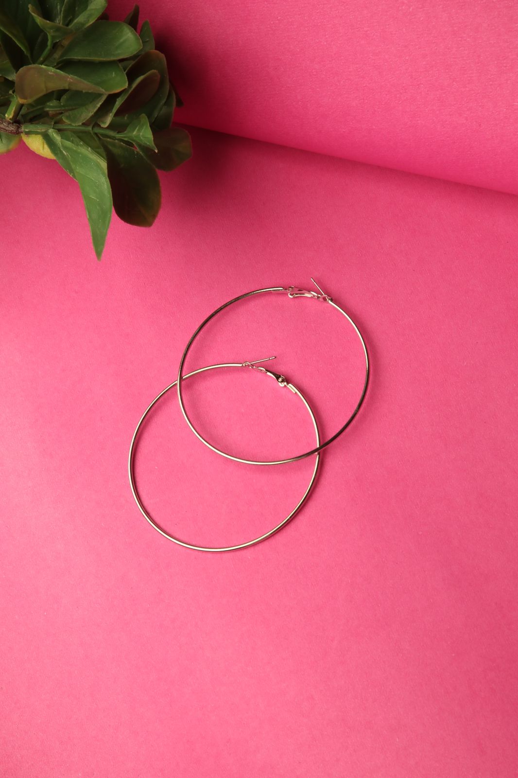 Silver Circle Earrings