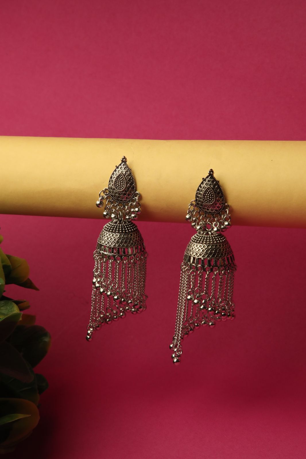 Radiant Night Jhumka