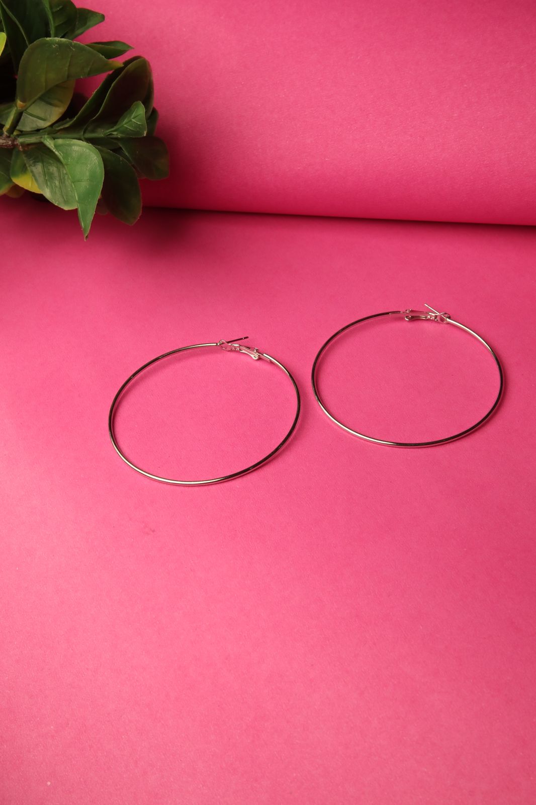 Silver Circle Earrings