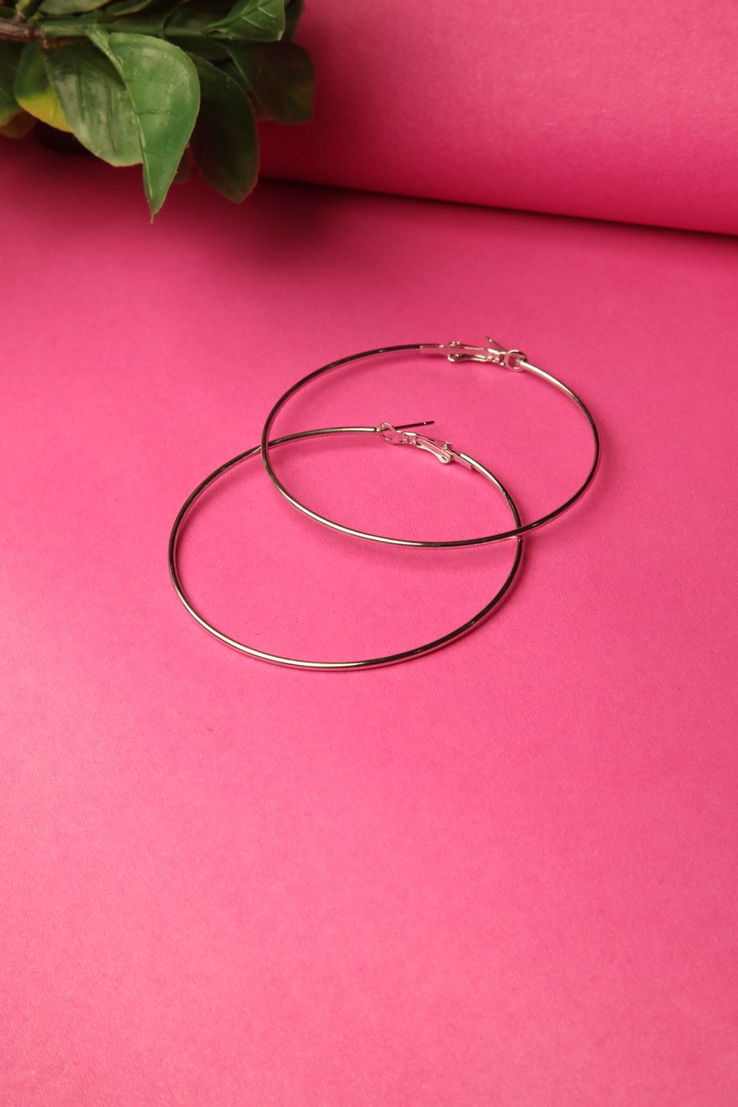 Silver Circle Earrings