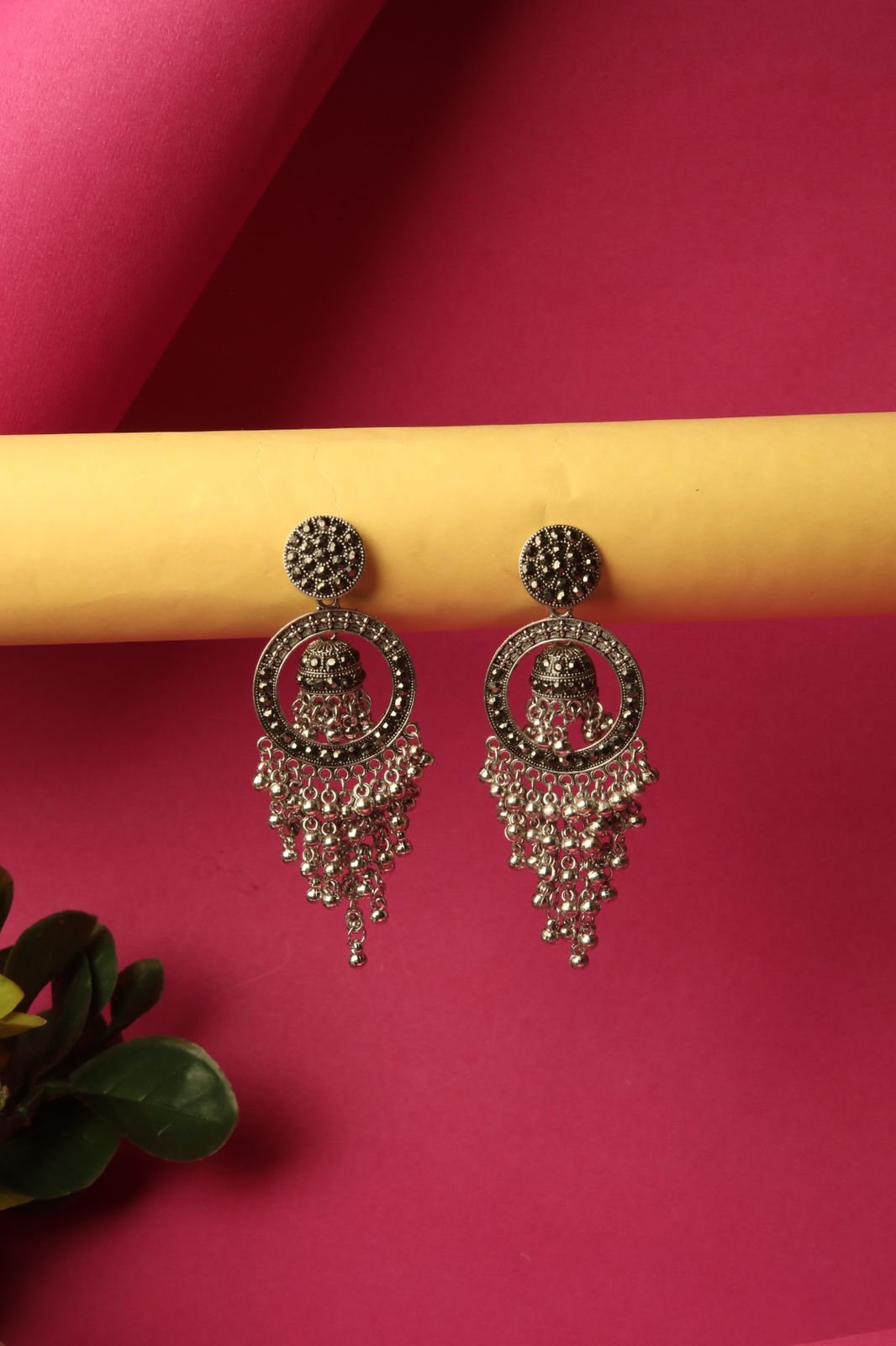 Silver Bells Jhumka