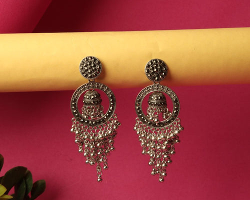 Silver Bells Jhumka